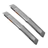 Rampas plegables UNITRAILER ALR004 de acero para remolques, 170 cm, 454 kg, juego de 2